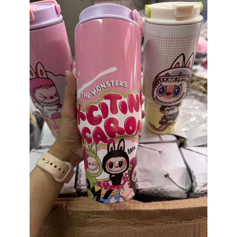 แก้วLABUBU สแตนเลส 304 เก็บความร้อนเย็น | Shopee Thailand