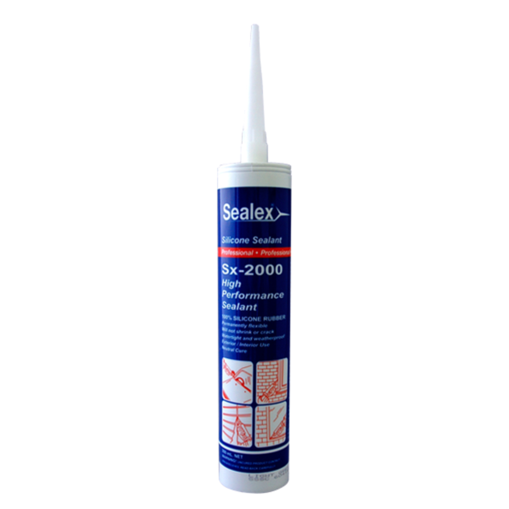 ซิลิโคน ไร้กรด SEALEX SX-2000 300ML มีสี4ให้เลือก สีใส สีขาว สี ...