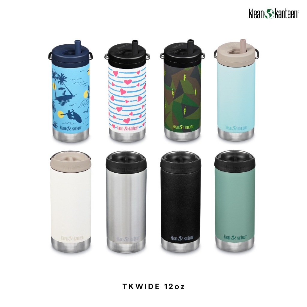 Klean Kanteen TKWide Inulated Bottle With Twit Cap, 12 Oz - Urfer