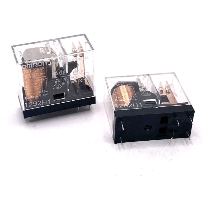 5 Relè Omron G2R-1A-E-DC12 – Alimentazione SPST-NO 12VDC 16A, Nuovi