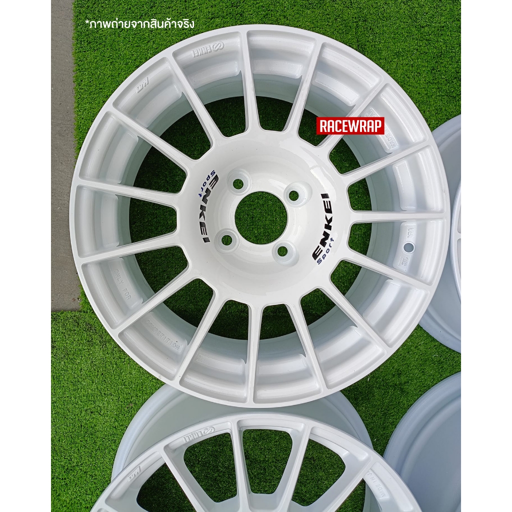 สติกเกอร์ติดล้อ ENKEI RCT4 ติดล้อขอบ 15 16 17 ENKEI DECAL WHEELS สติกเก ...