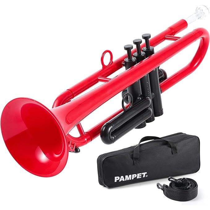 Trumpet for Beginners with Canvas Carry Bag and 2 Mouthpieces 3C and 7C ...