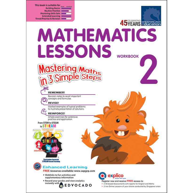Global Education หนังสือแบบฝึกหัดโจทย์ปัญหาคณิตศาสตร์ ป.2 Mathematics ...