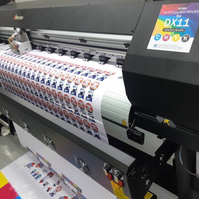 เครื่องพิมพ์ป้าย DX11 INKMAN 1.80 m. BLACK Version หัวพิมพ์แท้ พร้อมจัด ...