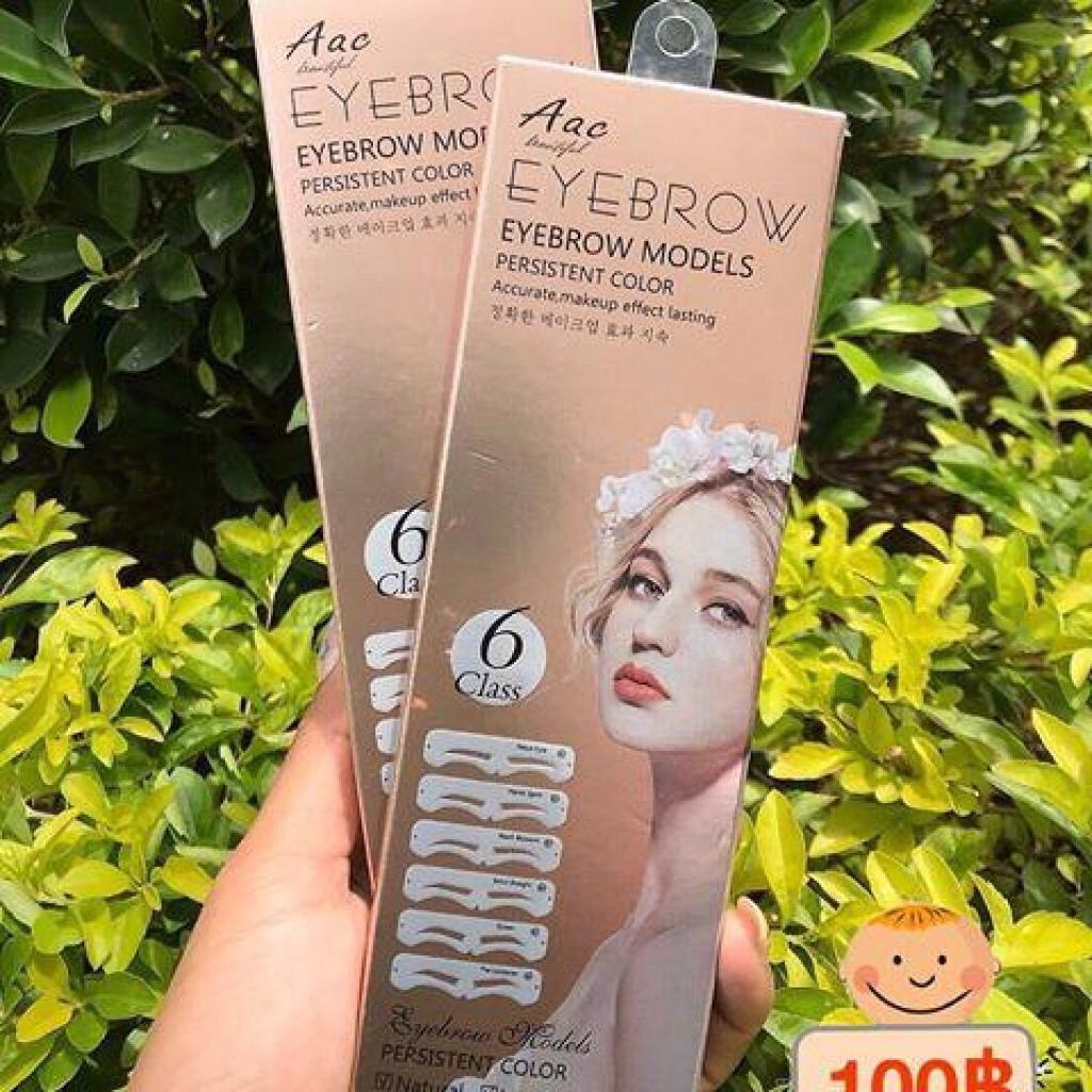 Aac EYEBROW Models Persistent Color บล๊อกเขียนคิ้ว 6 แบบ | Shopee Thailand