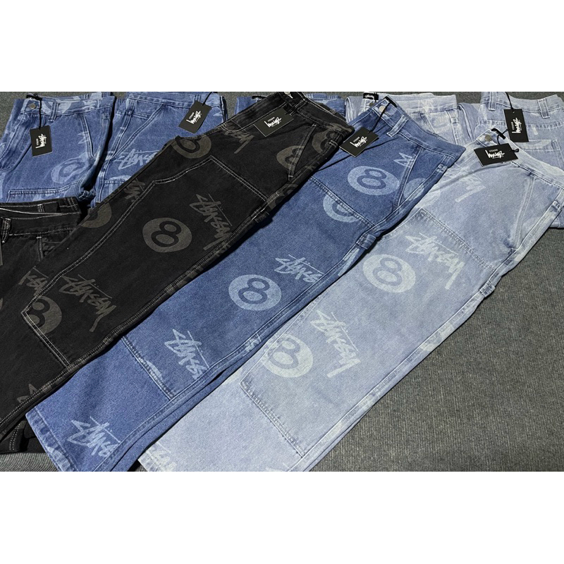 Stussy Stock 8 Ball Carpenter Jeans (AU)ป้ายออสเตรเลีย
