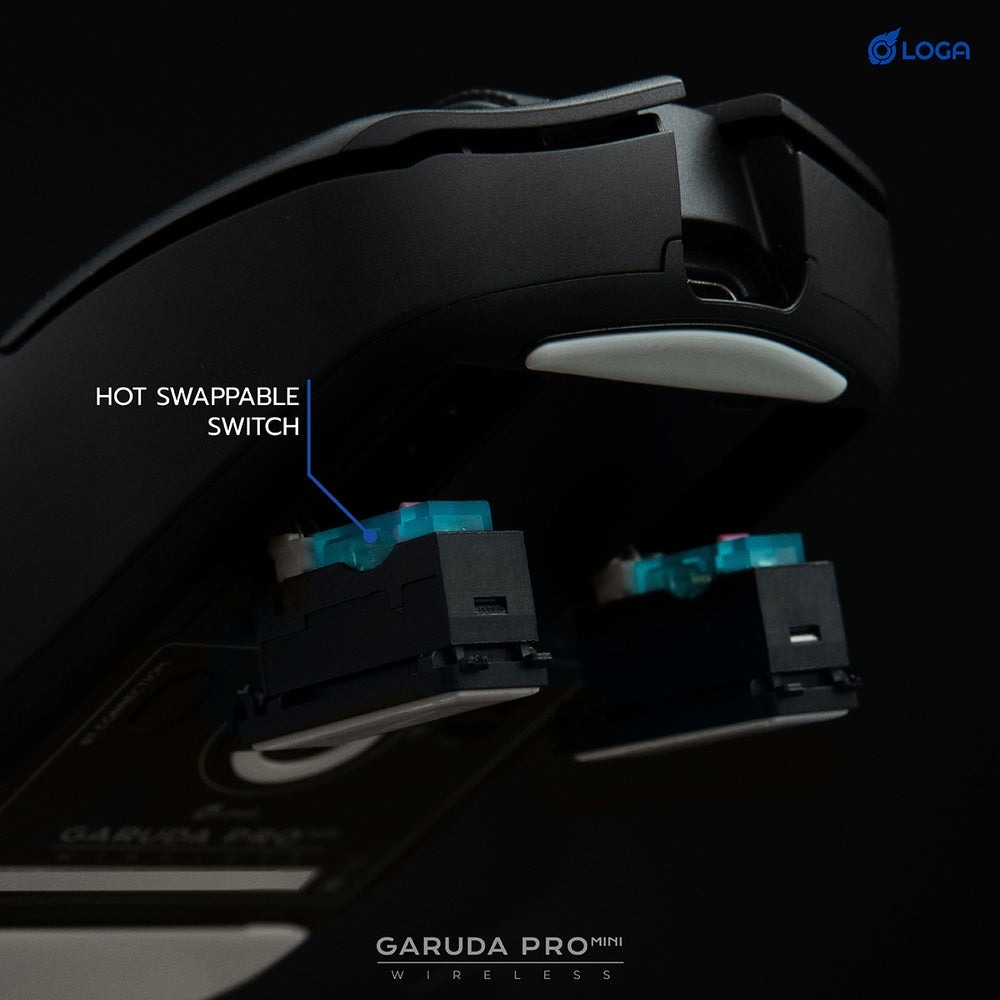 LOGA Garuda PRO Mini Wireless / Bluetooth เมาส์เกมมิ่งไร้สาย - ประกัน ...