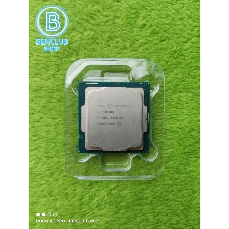 PROCESADOR INTEL CORE I3-10100F 3.60 GHZ, 6 MB CACHÉ L3, LGA1200, 65W, 14 NM BX8070110100F