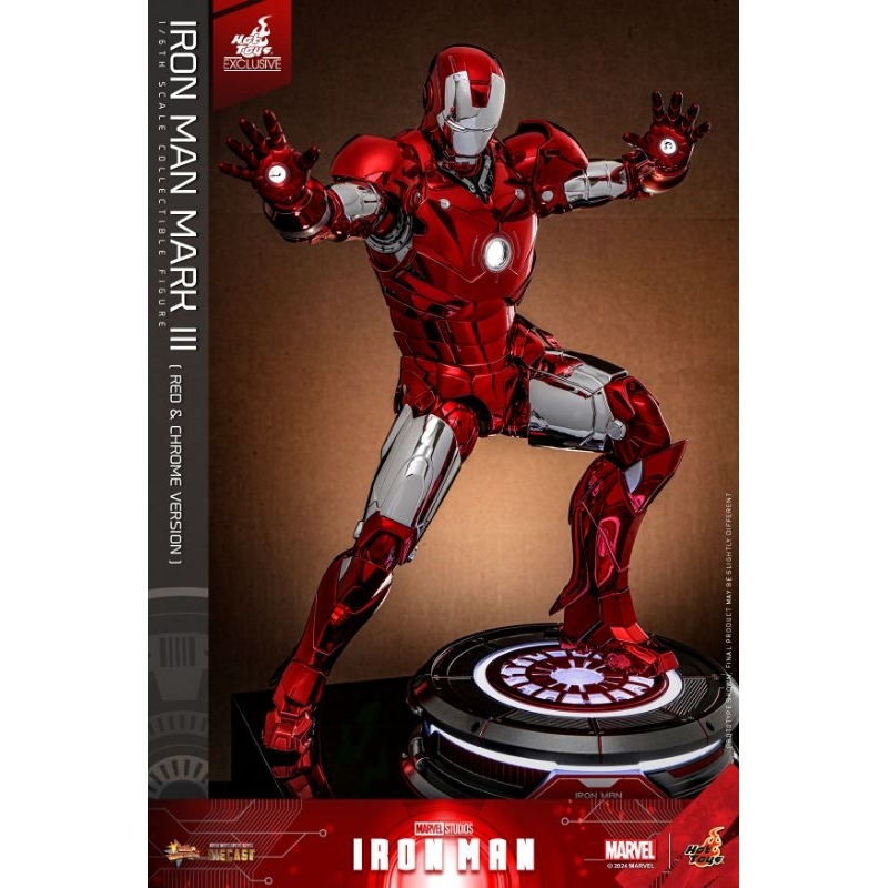 Hot Toys MMS744D64 Iron Man Mark III (Red & Chrome) *** limited