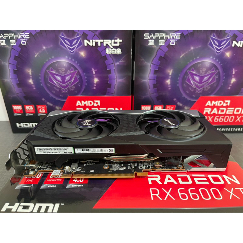 VGA (การ์ดแสดงผล) SAPPHIRE NITRO+ AMD RADEON RX 6600 XT - 8GB GDDR6 ...