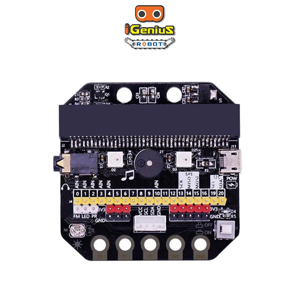 ⚠️บอร์ดขยาย Yahboom Basicbit GPIO Expansion Board for microbit STEM ...