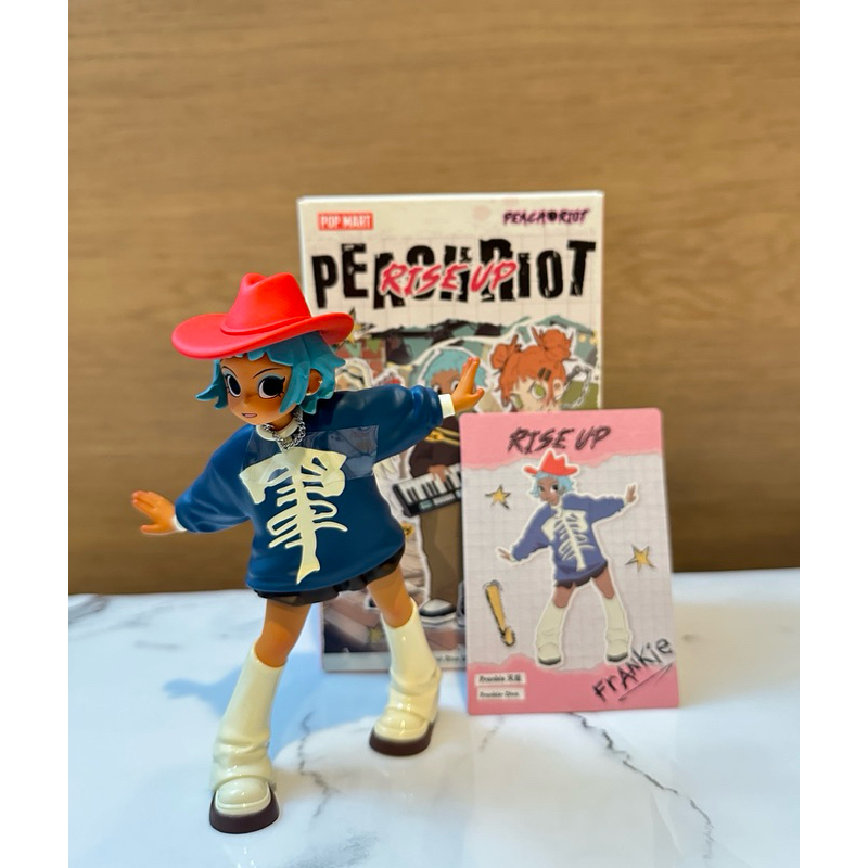 POP MART Peach Riot Rise Up Series Figures Frankie Diva แบบเลือกตัว ...