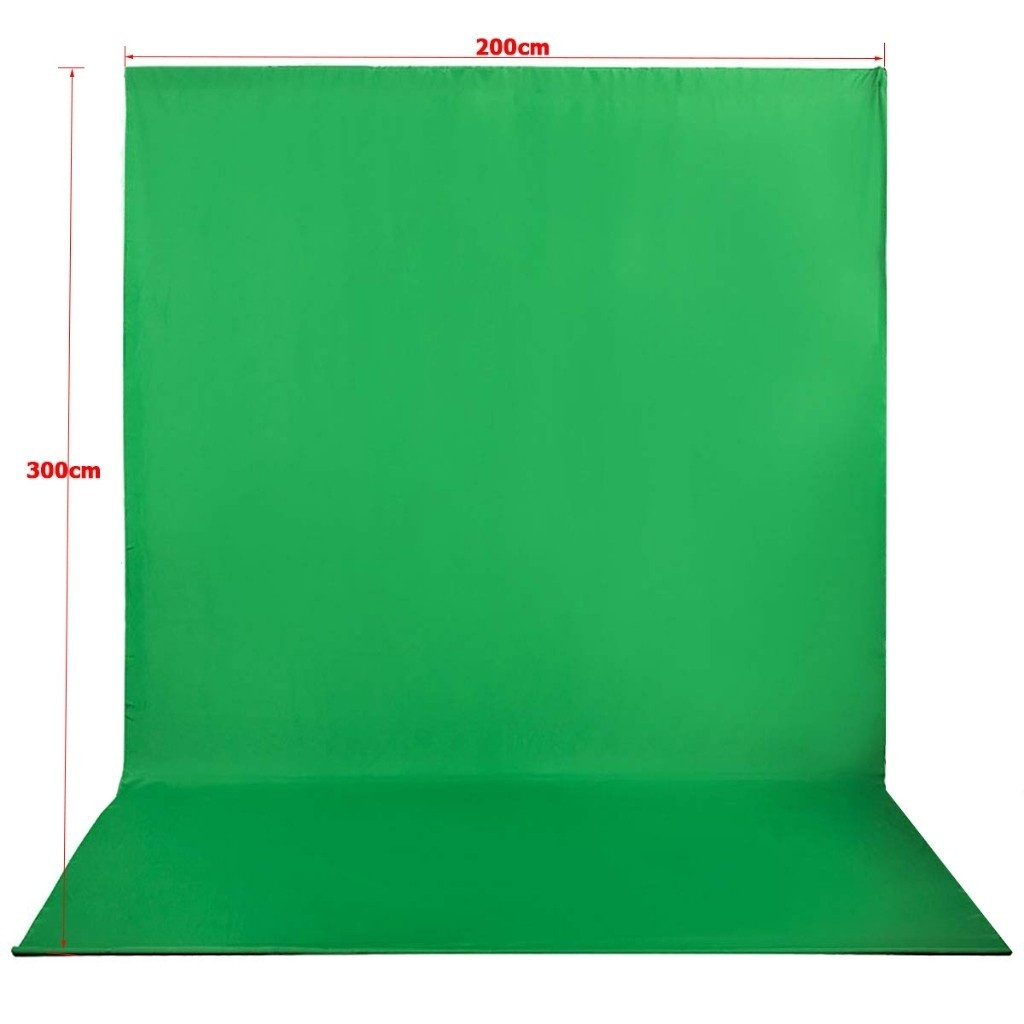Photography 2x3m White/Black/Green Chromakey Background Backdrop Screen ...