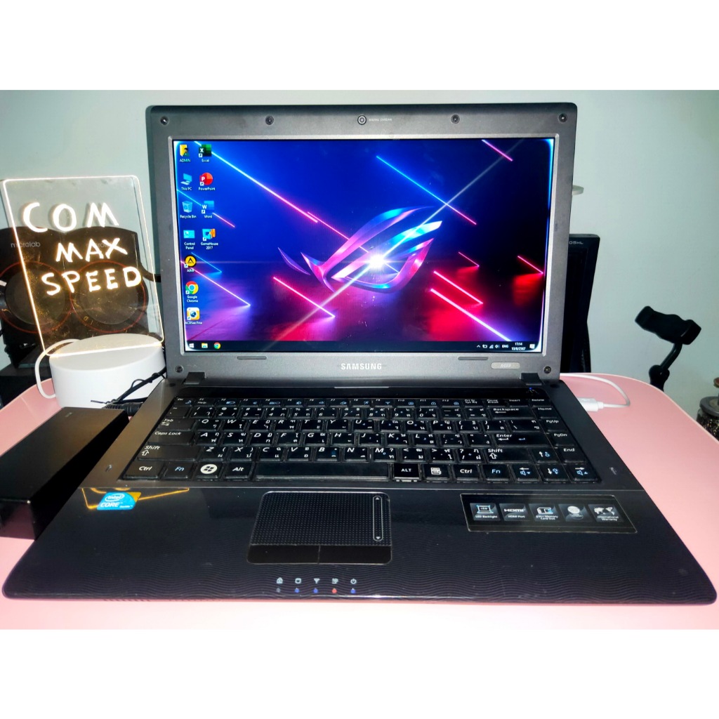 โน๊ตบุ๊ค Samsung R439 ซีพียู INTEL I3-370M แรม 4GB HDD320GB การ์ด INTEL ...