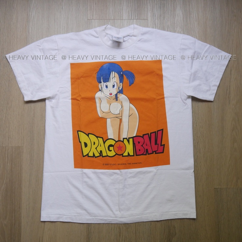 DRAGONBALL Naked Bulma the Original Bootleg แท้ เสื้อวินเทจ เสื้อ
