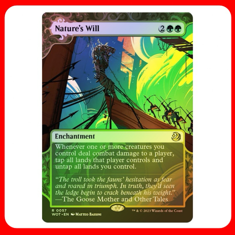 [MTG] Nature's Will [CHK] [GREEN] [RARE] [NORMAL] [ENG] (การ์ดเมจิค ...