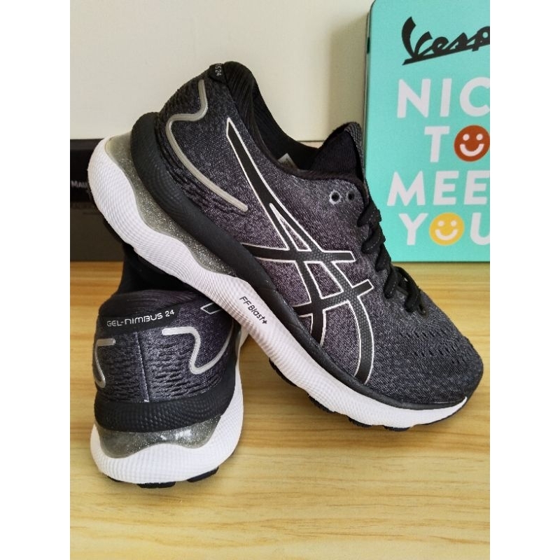 รองเท้าผ้าใบลำลอง ASICS FF Blast+ สีเทาเข้ม งานผ้าระบายอากาศ ไซส์ 37.5 ...