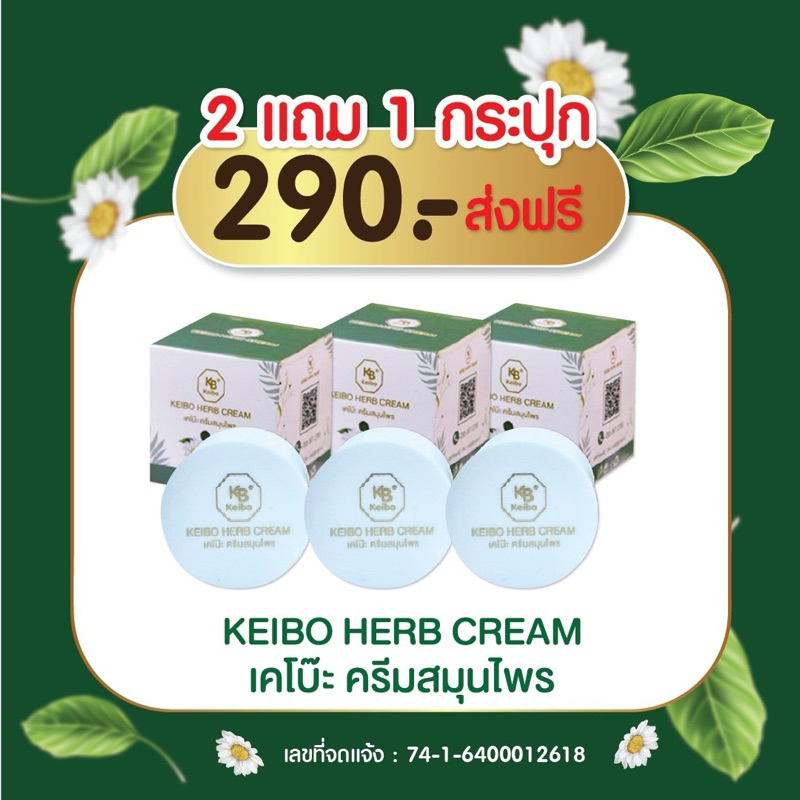 ครีมทาสมุนไพรKeibo ขนาด20g | Shopee Thailand