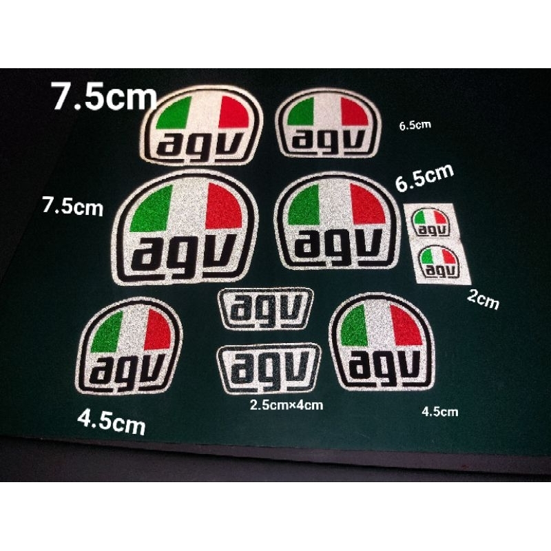 sticker 3mแท้100% agvชุดสุดคุ้ม10ชิ้น | Shopee Thailand
