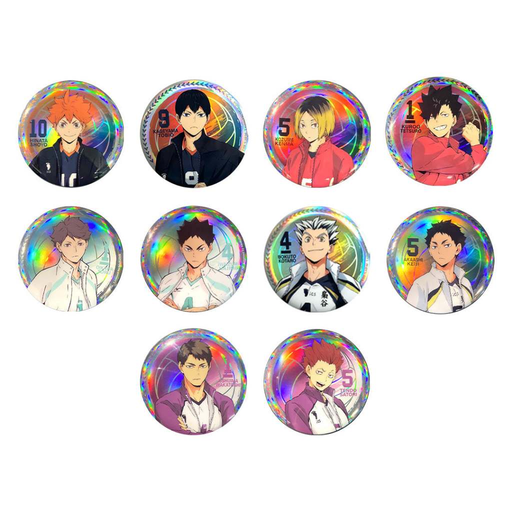 HKY Badge Blind Bag (เข็มกลัดสุ่ม ตัวละครไฮคิว!!) | Shopee Thailand