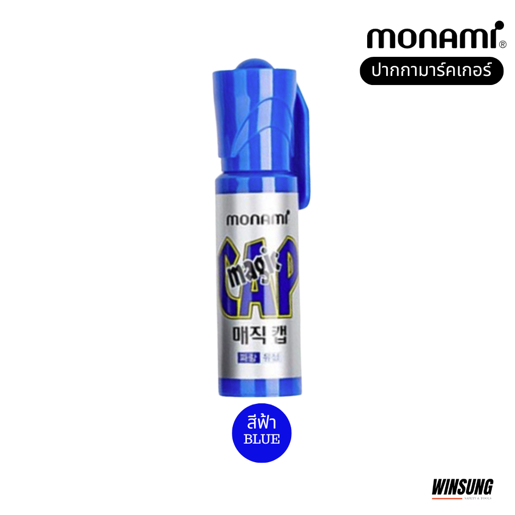 Monami ปากกามาร์คเกอร์เกาหลี รุ่น Magic Cap Permanent Marker | Shopee ...