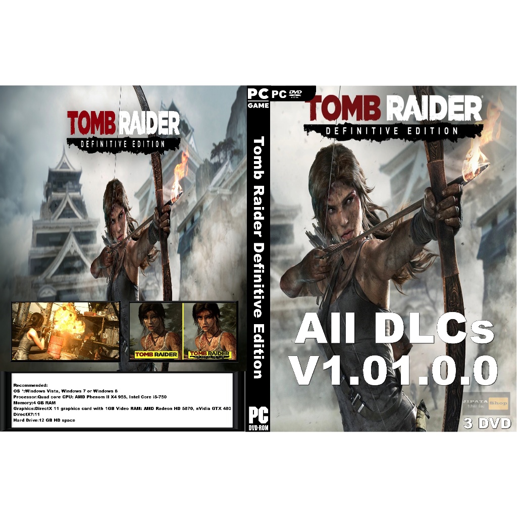 แผ่น Game PC Tomb Raider Definitive Edition (3DVD) | Shopee Thailand