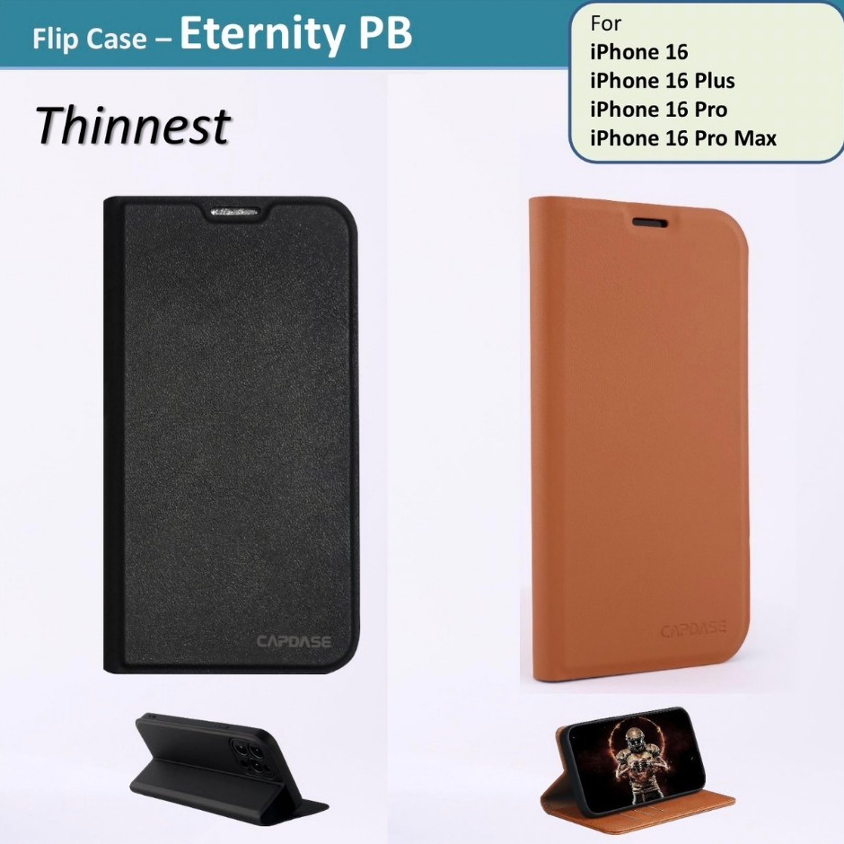 CAPDASE Flip Case Eternity PB / เคสฝาพับเปิดปิด For iPhone16 ทุกรุ่น ...