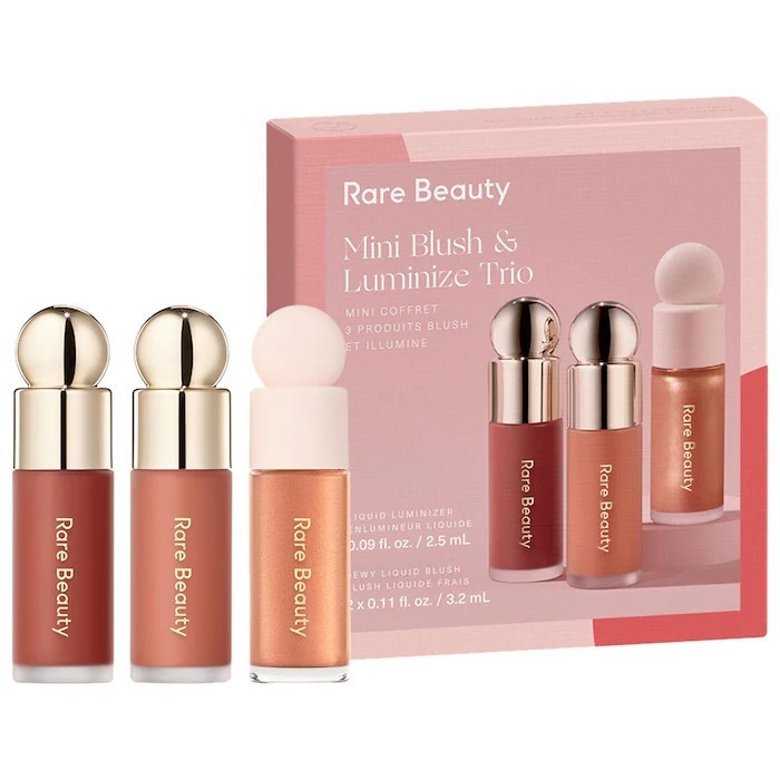 ✅✅ Rare Beauty Mini Blush and Luminize Trio Blush 2  Highlight 1