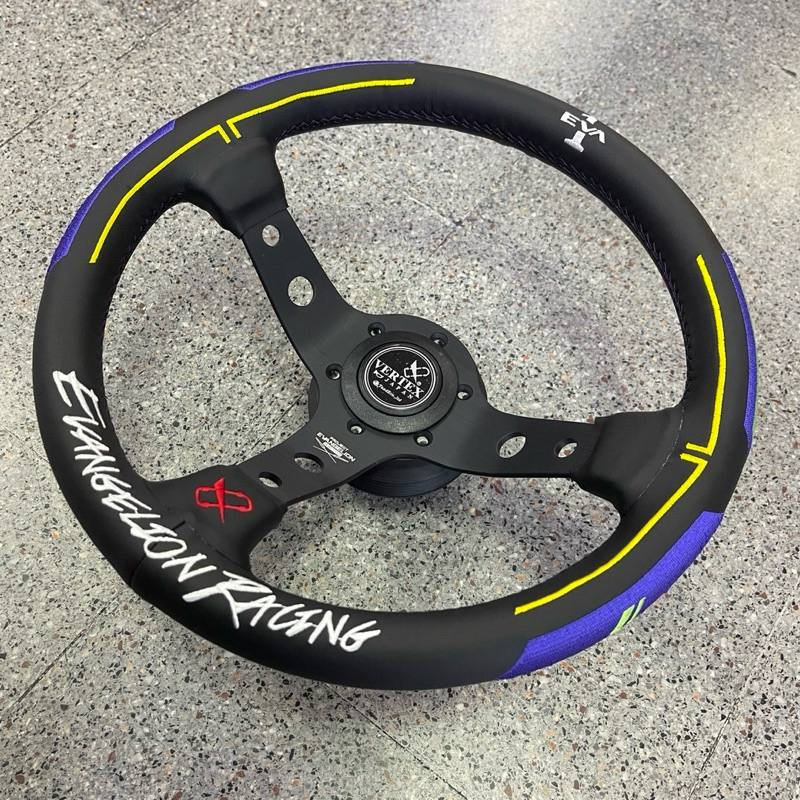 VERTEX Steering wheel EVANGELION Racing พวงมาลัย Vertex ขนาด 13“นิ้ว ...