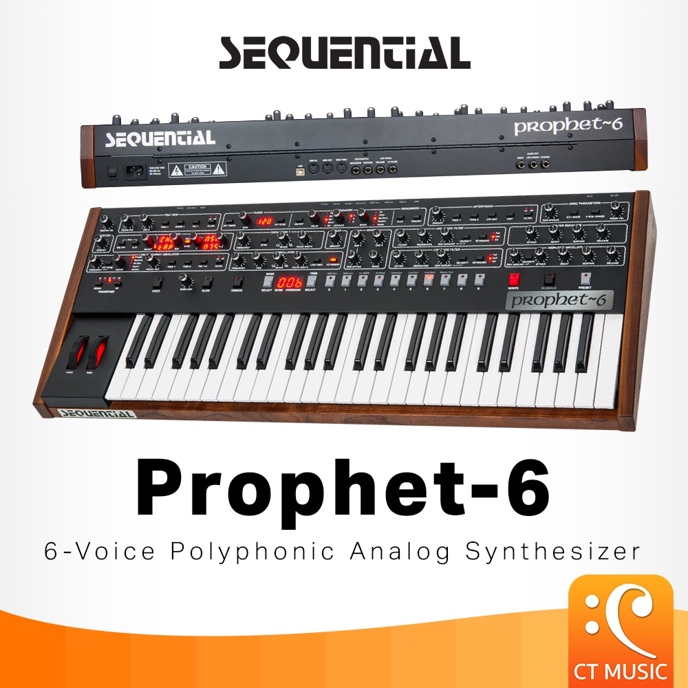 Sequential Prophet-6 Synthesizer Keyboard คีย์บอร์ด Prophet6 ซินธิไซ ...