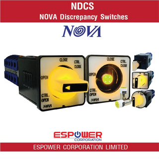 NOVA Discrepancy switches NDCS สวิตช์ควบคุม 4 Layers (3 Close + 3 Trip)