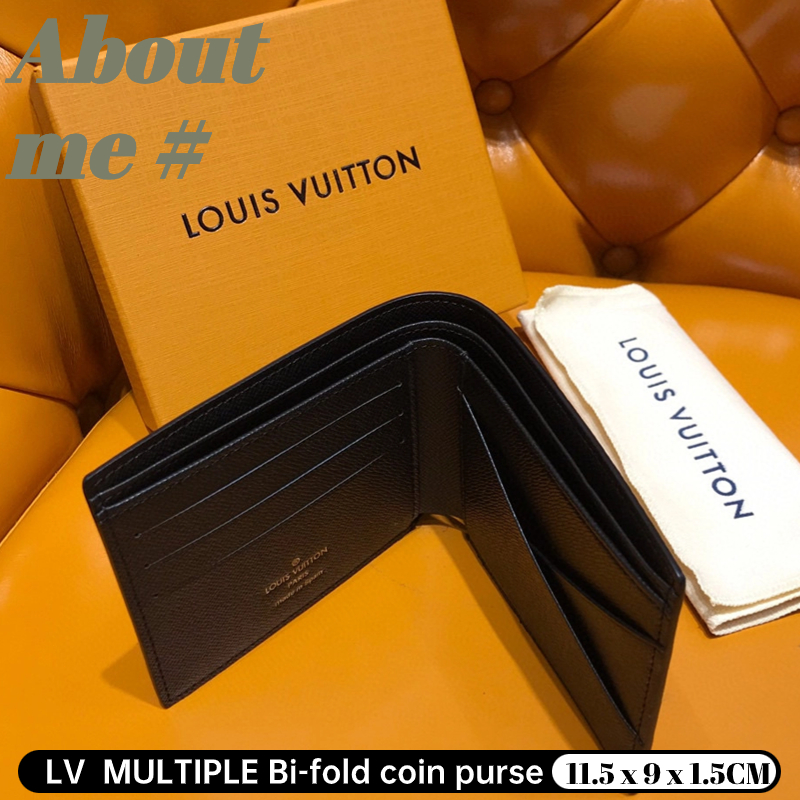 👜Louis Vuitton Multi Wallets Men's Card Holders Bifold Wallets กระเป๋า ...
