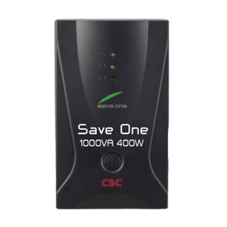 รุ่น SAVE ONE 1000VA 400W CBC เครื่องสำรองไฟ UPS   ตัวสำรองไฟ กันไฟตก-ไฟเกิน