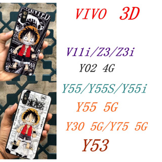 เคสโทรศัพท์มือถือลายการตูน 3D  V11i Z3 Z3i Y30 5G Y75 5G Y55 5G Y02 4G Y55 Y55S Y55i Y53