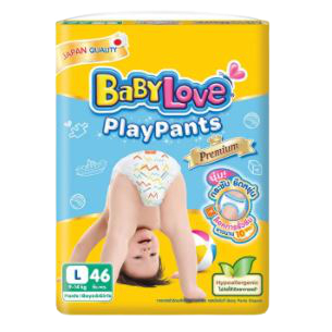 1-ห่อ-babyloveplaypantpremiumกางเกงผ้าอ้อมเด็กเบบี้เลิฟเพลย์แพ้นท์ขนาดจัมโบ้ไซส์-s-3xl