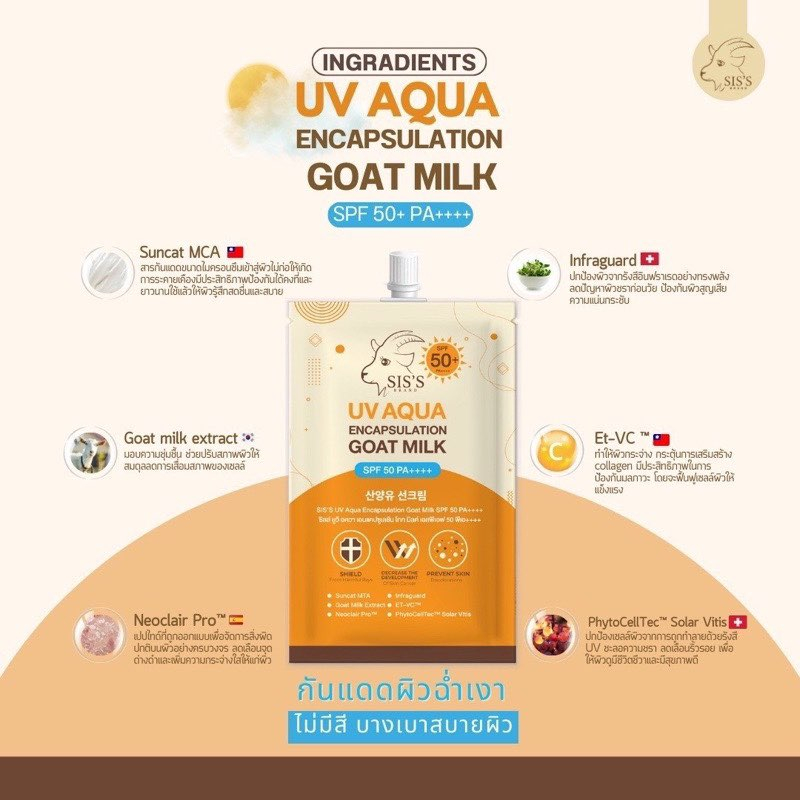 กันแดดซิสส์-siss-goat-milk-แท้ราคาส่ง