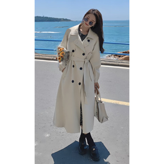 (พร้อมส่ง💐) Womens Long Trench Coats จั้มปลายแขน