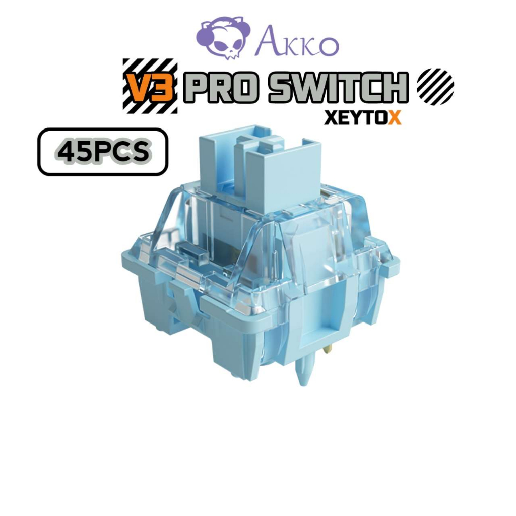 (Lubed 45ตัว) Akko V3 Pro Switches Yellow , Blue , Black , Purple ...