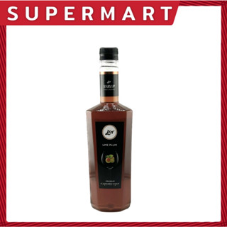 SUPERMART Lin Ume Plum Premium Flavoured Syrup 750 ml. น้ำเชื่อมกลิ่นบ๊วยอุเมะ ตรา ลิน 750 มล. #1108170