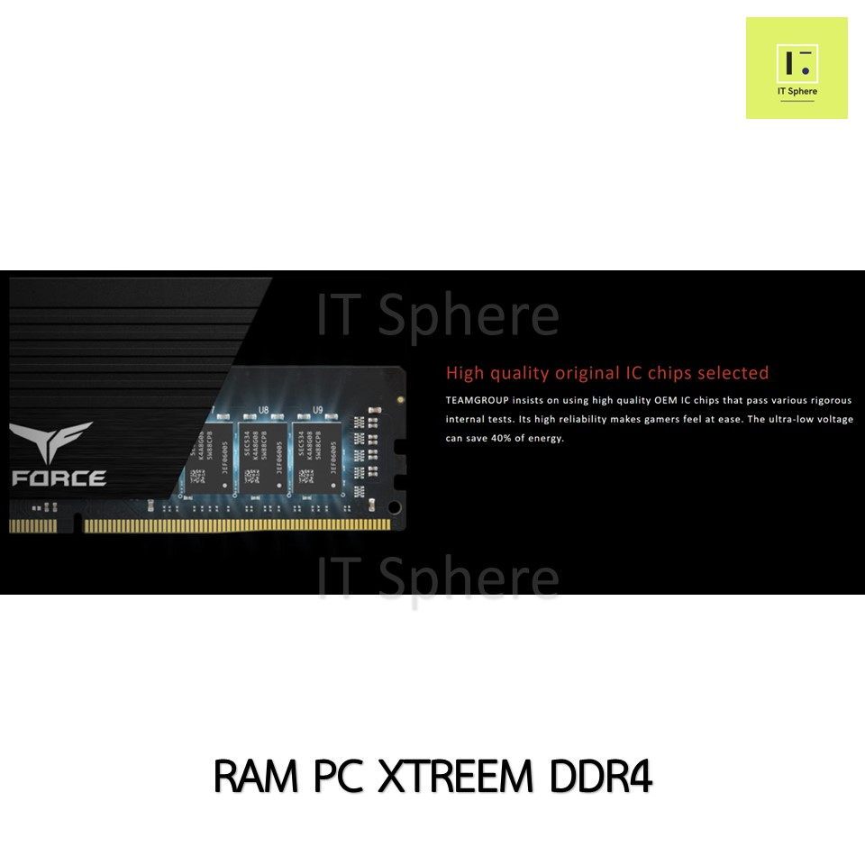 Ram ddr4 บัสสูง BUS4000 4133 4500 4800 16GB 8x2GB ram TEAM GROUP XTREEM ...