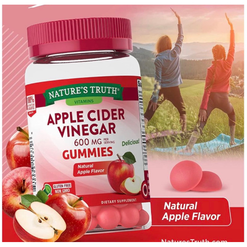 natures-truth-apple-cider-vinegar-600mg-กัมมี่เคี้ยว-แอ๊ปเปิ้ลไซเดอร์