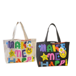 โปรโมชั่น : TOTE BAG ถุงผ้าแคนวาส ลายใหม่กราฟิกเท่ห์ๆ 2 สี