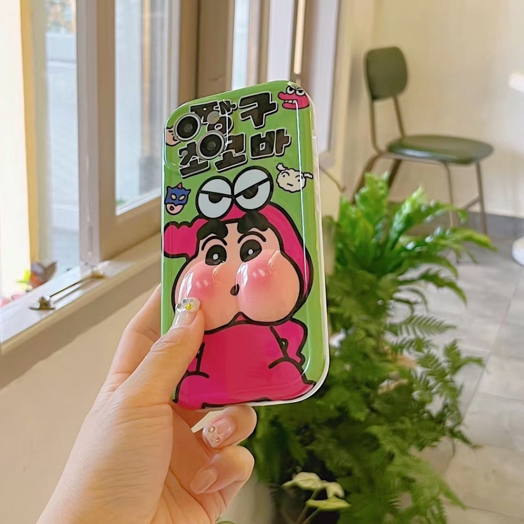 braylon-จัดส่งภายใน24ชม-การ์ตูน-เครยอนชินจัง-รุ่นคู่-iphone-11-14-pro-max-ป้องกันการหล่น-ขอบเต็ม-case-for-iphone-12-13