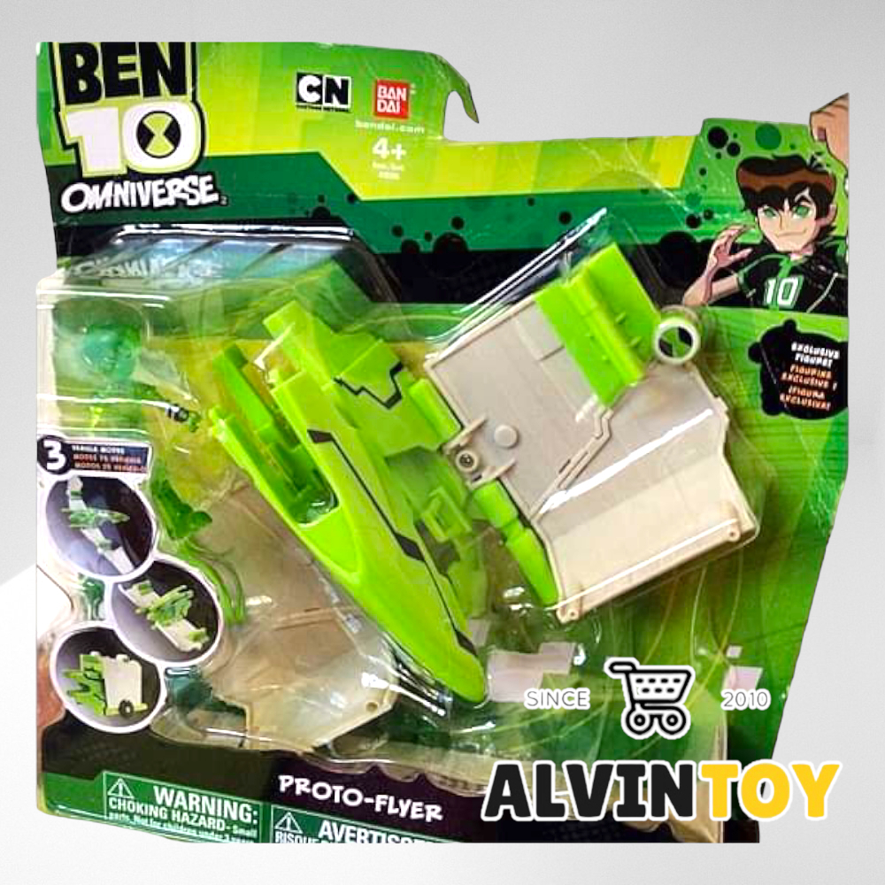 ของเล่น-ฟิกเกอร์-ยาน-ben-10-proto-flyer-ben-10-omniverse-alien-แปลงร่างได้หลายแบบ