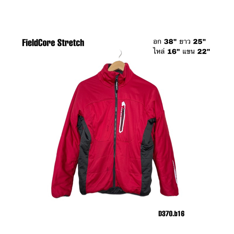 Field Core Stretch Jacket เสื้อแจ๊คเก็ตสีแดงซิปกันน้ำ อก 38 D370.b16 Shopee Thailand