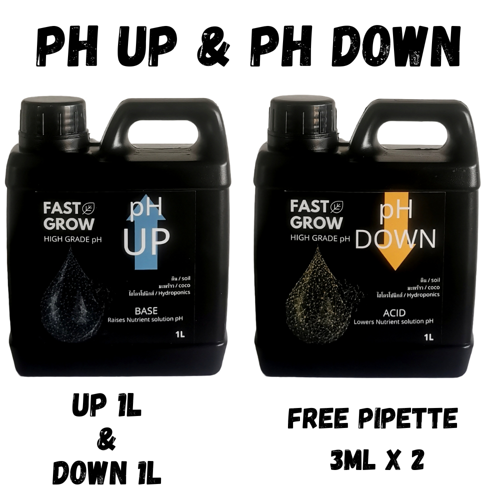 ph-up-amp-ph-down-น้ำยาปรับค่า-ph-ในน้ำ-ใช้ได้กับต้นไม้และบ่อปลา-fastgrow-1l