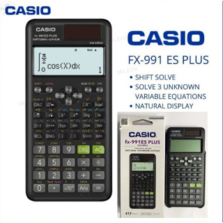 ☌Casio/Casio fx-991ES PLUS เครื่องคิดเลขฟังก์ชันวิทยาศาสตร์มัลติฟังก์ชั่น edltlen รุ่นที่ 2