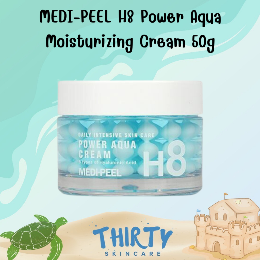 MEDI-PEEL H8 Power Aqua Moisturizing Cream 50g | Shopee Thailand