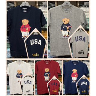 เสื้อยืด Beverly Hills Polo Club เสื้อยืดคอกลมแขนสั้น Classic Bear