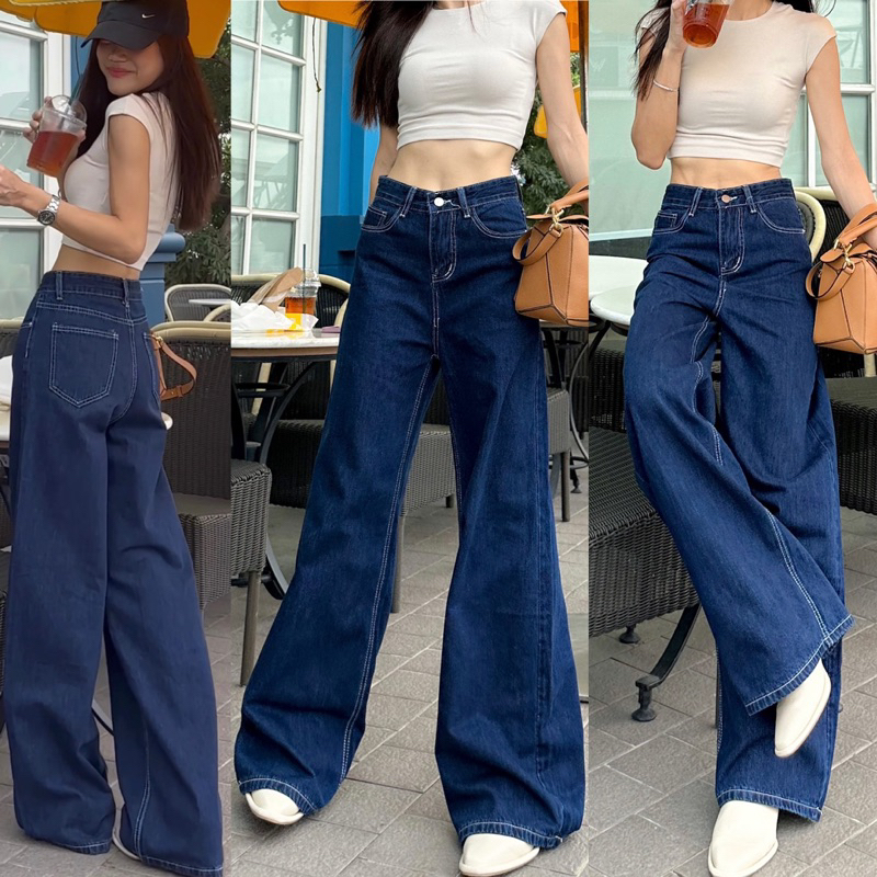 GOOFY JEANS(3-5วันจัดส่ง) | Shopee Thailand